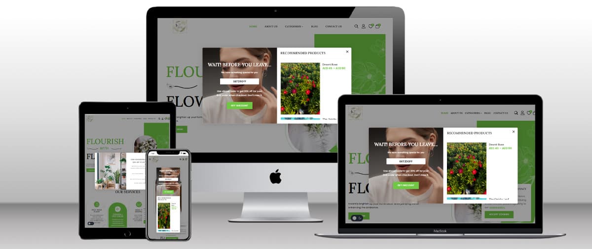 A website for One Flower.